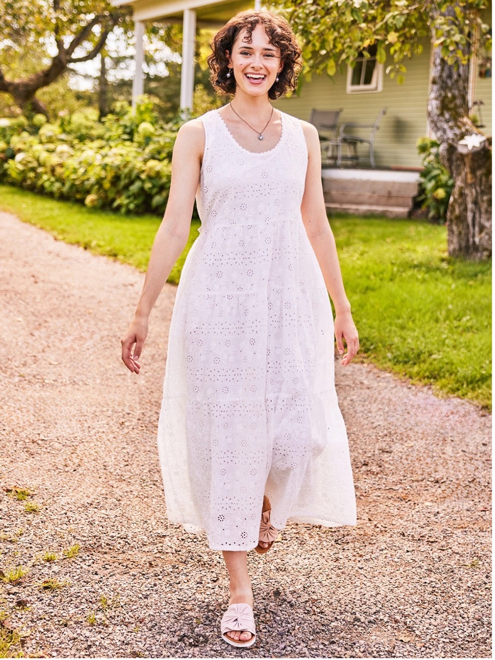 April Cornell Bayside Eyelet Dress